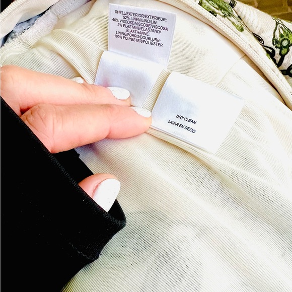 Anne Klein Beige & Green Dress - Picture 10 of 10